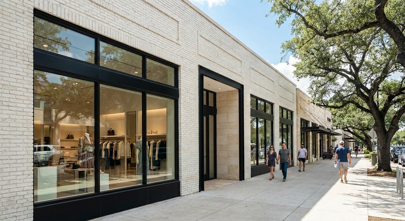 Espacio comercial moderno en el distrito de negocios de Austin