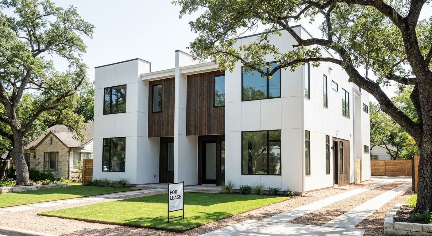 Multi-family investment property building in Austin