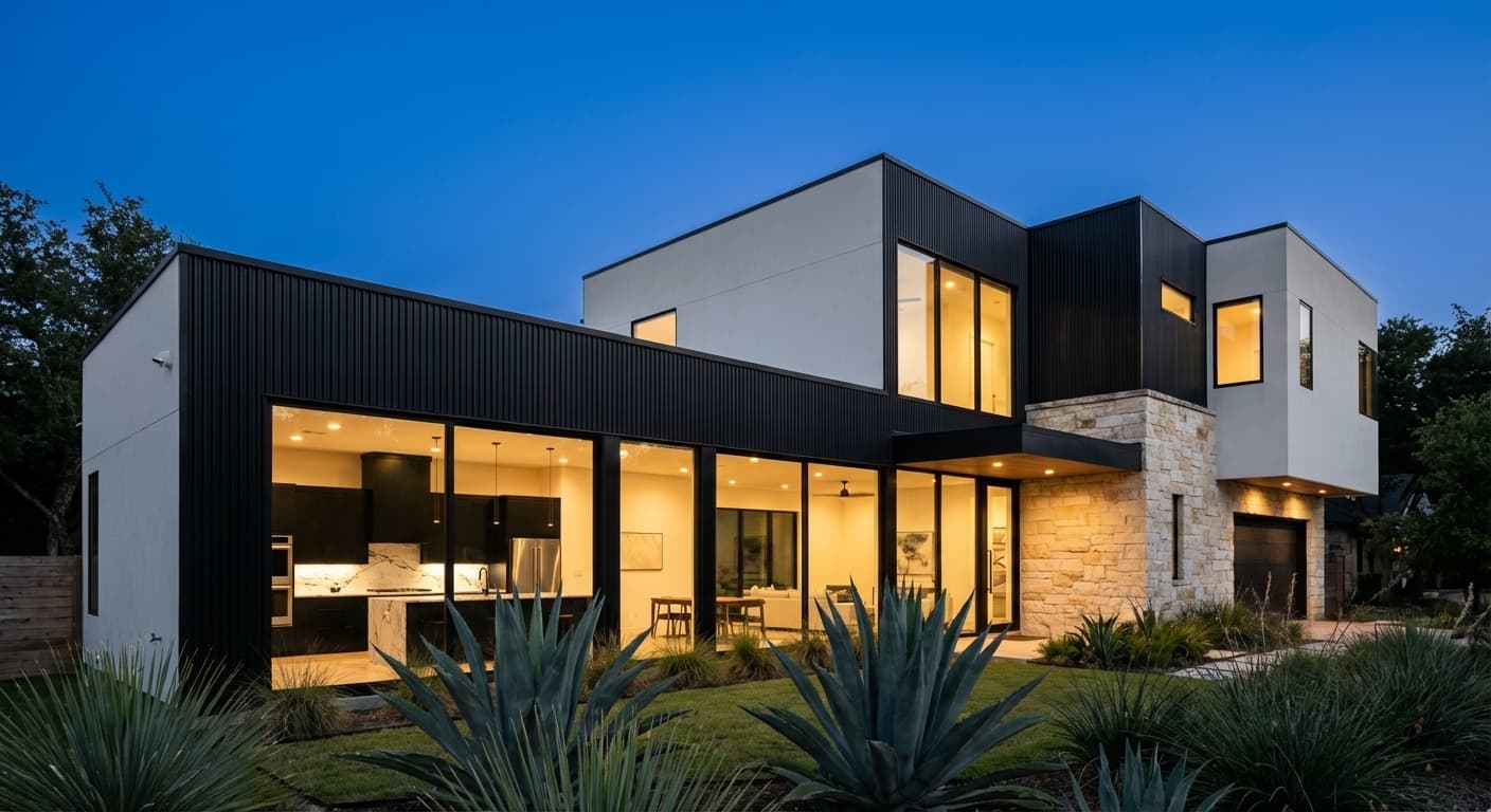 Single-family residential home in Austin neighborhood